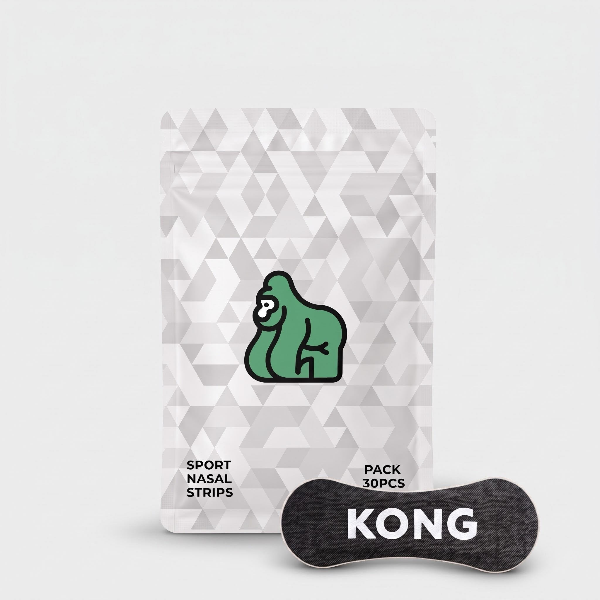 Bolsa blanca de 30 tiras nasales KONG Centrado con la tira